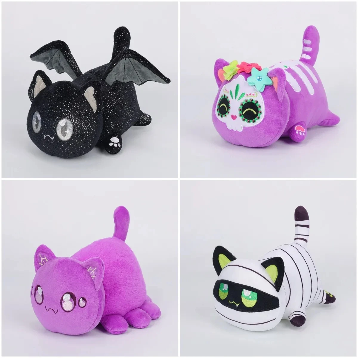 Meemeow Farcito Ciambella Gatto Peluche Kawaii French Fry Cheeseburger Cibo Peluche Bambola Regali Di Natale Aphmau Meows Gatto Peluche Morbido