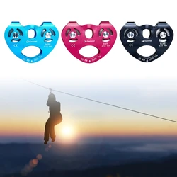 Climbing Pulley Trolley Professional Mountaineering Equipment Caving Tool Climbing Pulley for Outdoor Rock Climbing Use