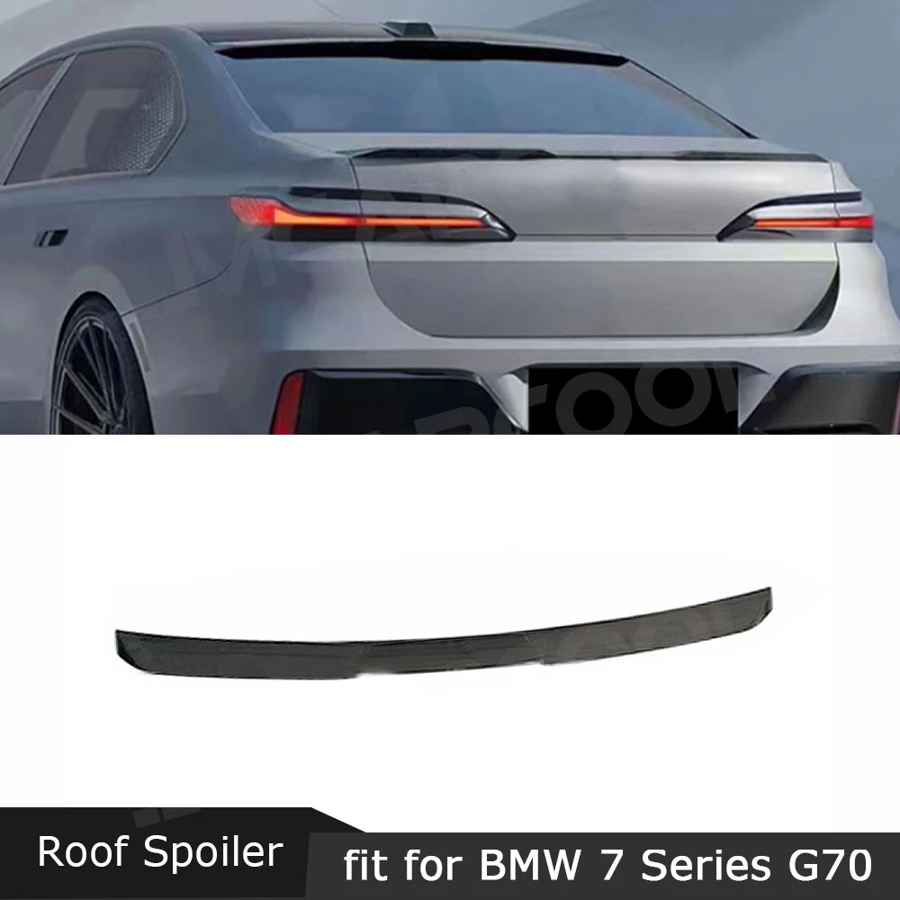 

Rear Spoiler For BMW 7 Series G70 Sport 2023+ Rear Roof Wing Spoiler Car Accessories Body Kits Window Decoration Parts
