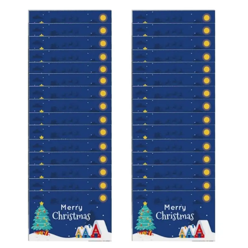 31BA 30 Stück Weihnachts-Geschenkgutscheinkarten zum Rubbeln, Geschenkgutscheinkarten zum Rubbeln – Detail 10