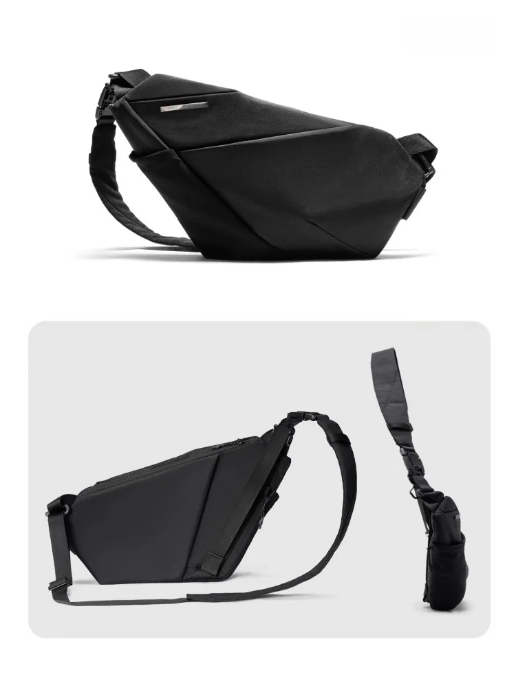 NIID 2025 New Men's Chest Bag Slant Crossbody Bag Single oulder Bag Commuter Close-Fitting Gun Bag Functional Leisure Youth