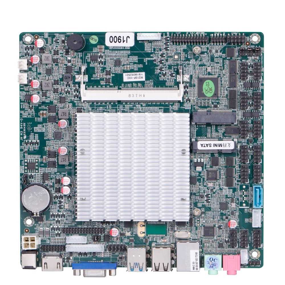 

motherboard Embedded M219F 6 COM Fanless Thin-ITX Motherboard with J1900 CPU Chipset