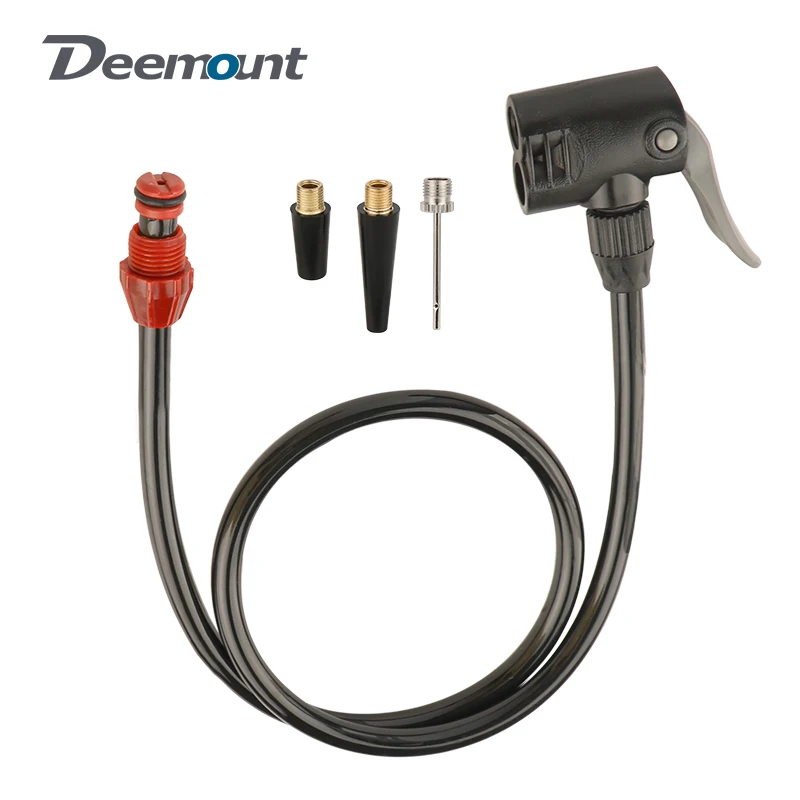 80cmM14ThreadPumpHoseWValveAdaptorSchraderPrestaDunlopNozzle