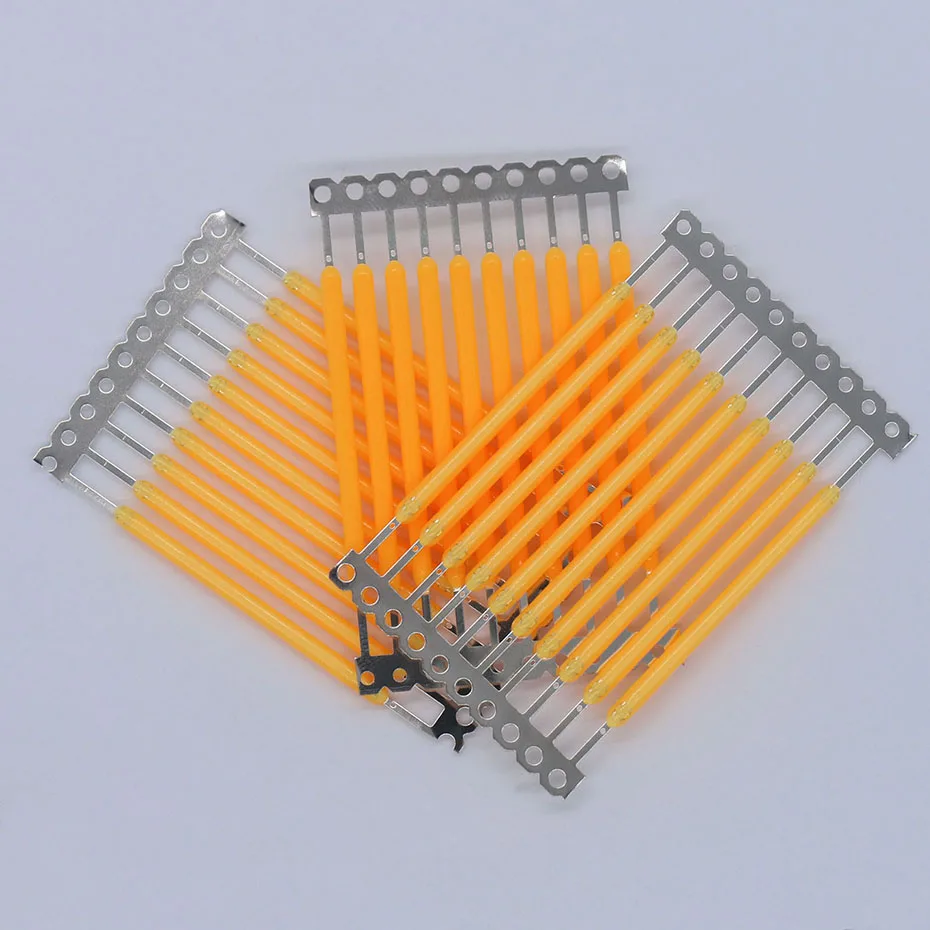 Description Picture 6 of item10pcs Retro Edison Hard filament 38mm DC3V 150mA Bulb Warm White 2700K LED Bead Accessories Diode DIY Spotlight Filament Parts