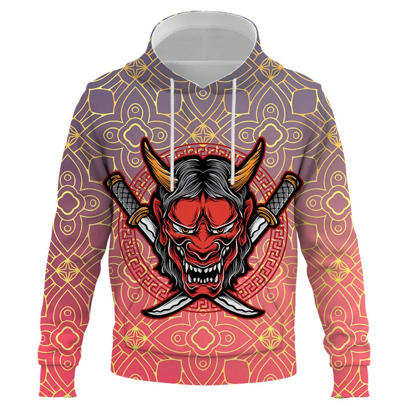 

3d hoodie sweatshirt men's hoodie cartoon women's sweatshirt Abstract devil printing rock hoodie casual hip hop 3d printing