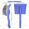 1Pc Extra Long Pin Dog Slicker Brush For Grooming Doodle Hair, Shedding Pet Grooming Brush for Cats and Dogs Combs 2