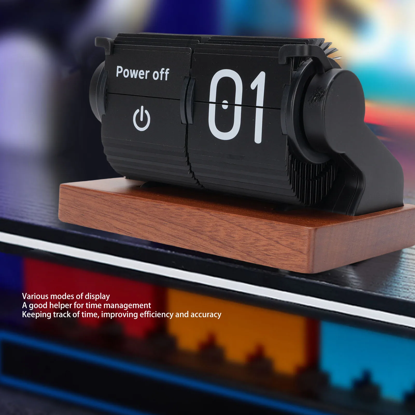 Mechanical Clock Accurate Timer Desk Clock Decorative Automatic Page ...