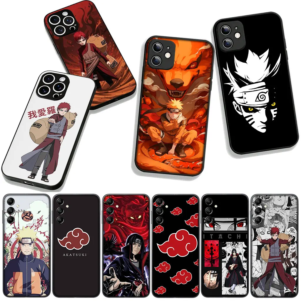Gaara Itachi Uchiha Naruto Akatsuki Themed Phone Case