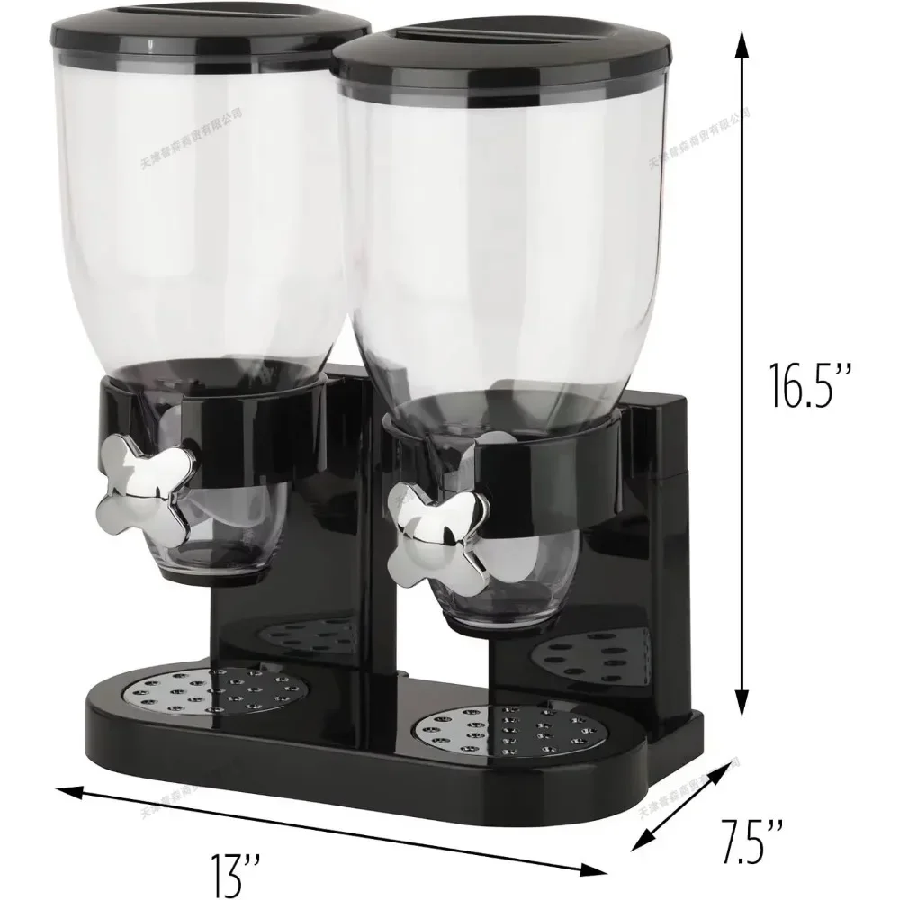 Single/Double Cup Large Capacity Food Storage Container Airtight Dispenser Jar Kitchen Storage Container for Oatmeal and Cereal 6