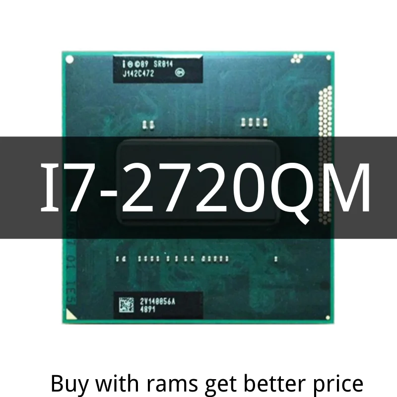 Core i7-2720QM i7 2720QM SR014 2.2 GHz Quad-Core Eight-Thread CPU Processor 6M 45W Socket G2 / rPGA988B | Компьютеры и офис