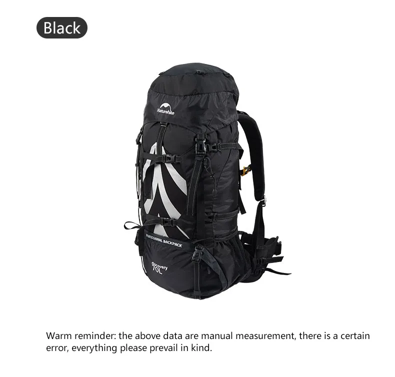 Naturehike 70L Camping Rucksack Ergonomische Große Kapazität Wandern Taschen Für Mann Mit Regen Abdeckung Outdoor Reise Trekking Rucksäcke – Detail 19