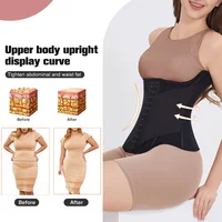 MiiOW – Corset d'entraînement de taille en forme de U pour femmes, modelant boutonné, poitrine levée, os en acier, amincissant, respirant, Shapewear 4