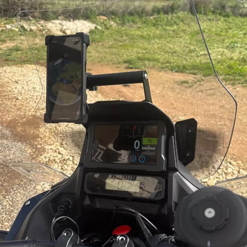 Staffa Supporto GPS Per Moto NT1100 2022-2024 – Barra Per Navigatore E Telefono, Diametro 22 Mm, Antiurto E Impermeabile, Nero