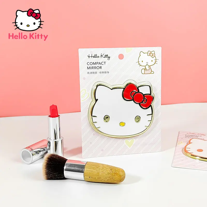 TAKARA TOMY Hello Kitty Girls Carry Cartoon Single-sided Mirror Portable Mini Makeup Mirror