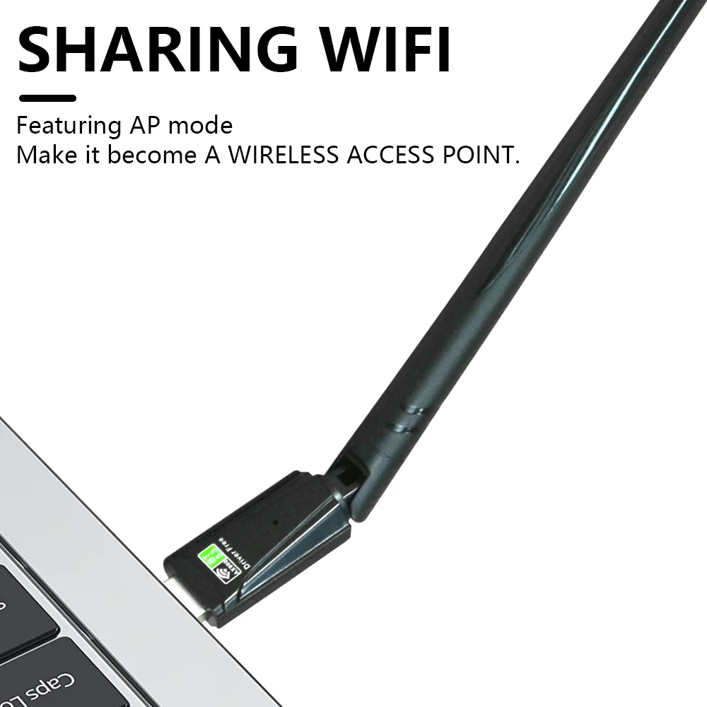Openfocus-adaptador Wifi para pc Dongle sem Fio Bluetooth 5.3 ax em 900mbps Bluetooth 2.4g 5g 5dbi Dongle Usb - Imagem 5