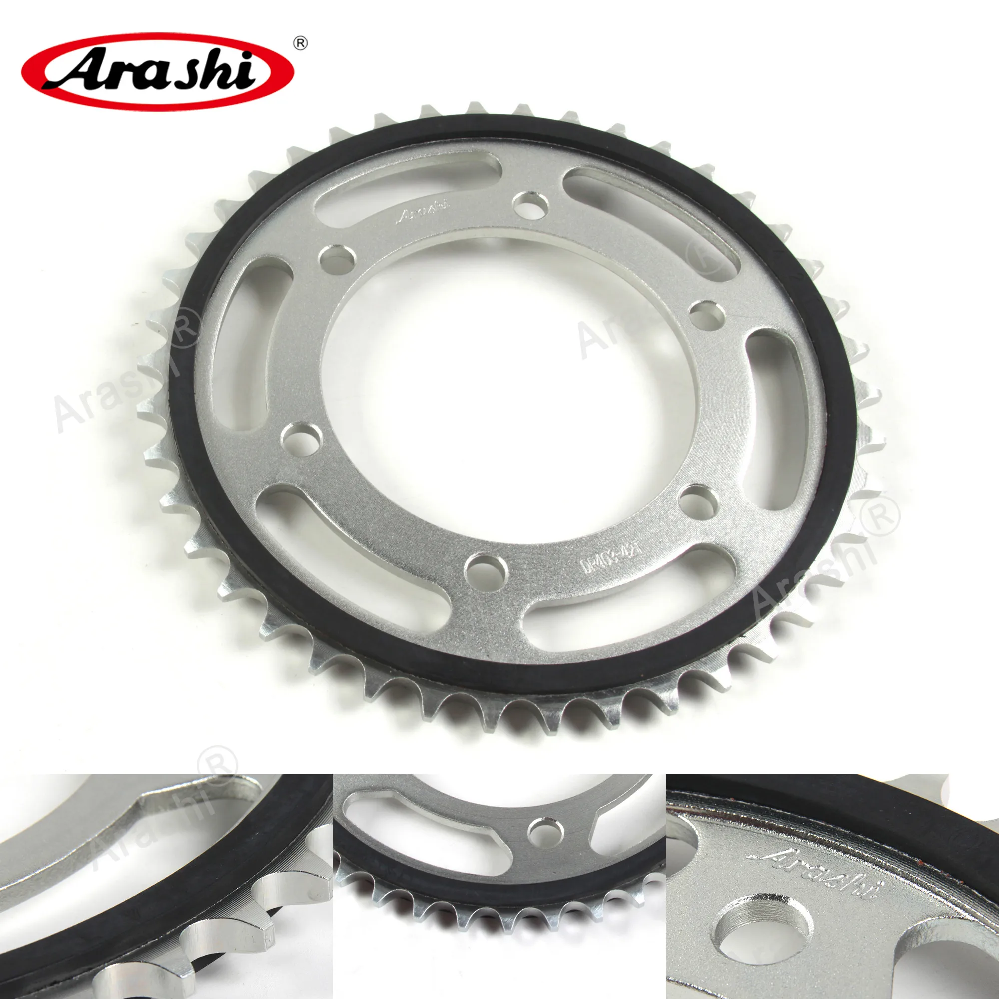 

1 PCS Motorcycle 530 Chain Rear 43T Rubber Cushioned Sprocket Kit For SUZUKI GSX-R1000 2007-2008/GSF1250 Bandit (ABS) 2007-2009