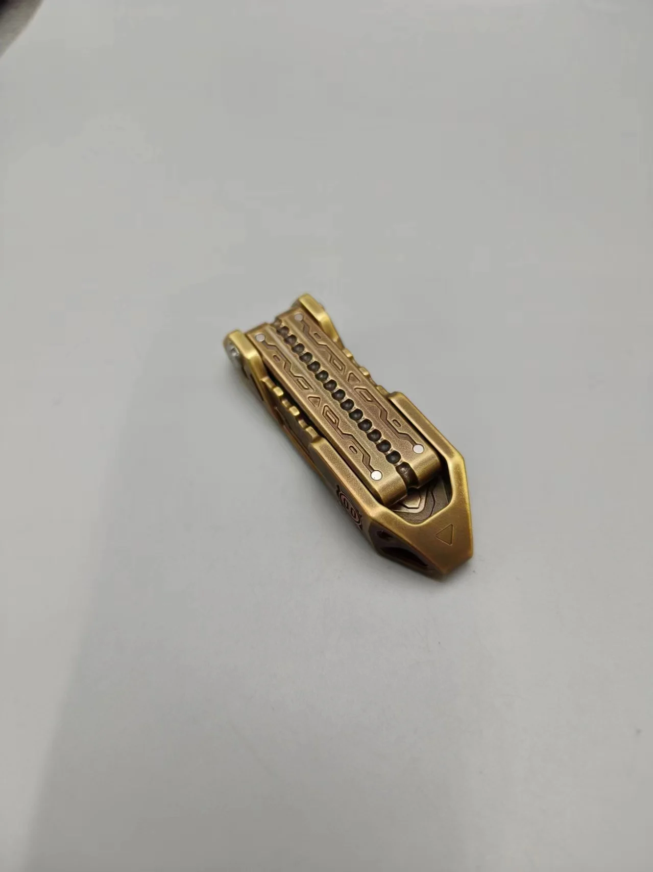 Yedc-メカニカルフィジェットスライダーかみそり、edc減圧玩具