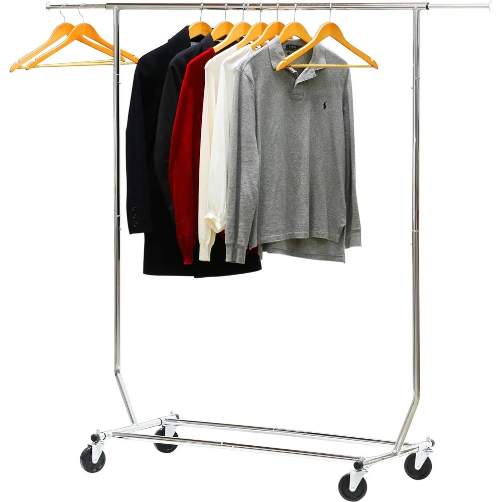

Simple Houseware Supreme Commercial Grade Clothing Garment Rack, Chrome
