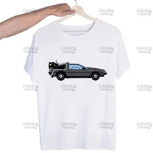 Back To The Future Men Women T-shirt Tops Crew Neck Fitted Soft Anime Manga Clothes Tees Harajuku Woman Tshirts