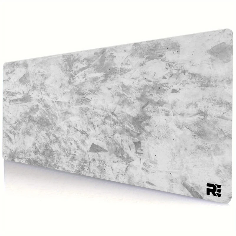 لوحة ماوس ألعاب كبيرة جدًا، تتميز بتصميم رمادي بسي...