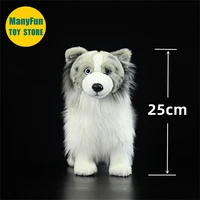 Realistic Merle Border Collie High Fidelity Sheep Dog Plushie Merle Collie Plush Toys Lifelike Animals Simulation Stuffed Toys 2