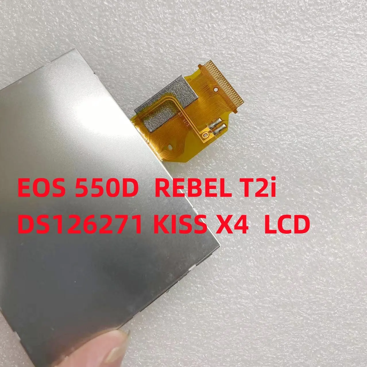 백라이트가 있는 캐논 EOS 550D /REBEL T2i /DS126271 KISS X4 SLR용 새 LCD 디스플레이 화면