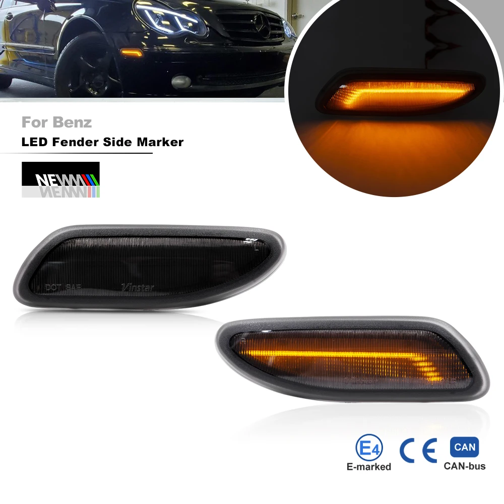 

Светодиодные Габаритные огни для Benz W203 C-Class C230 C240 C280 C32 AMG C320 C350 C55 AMG