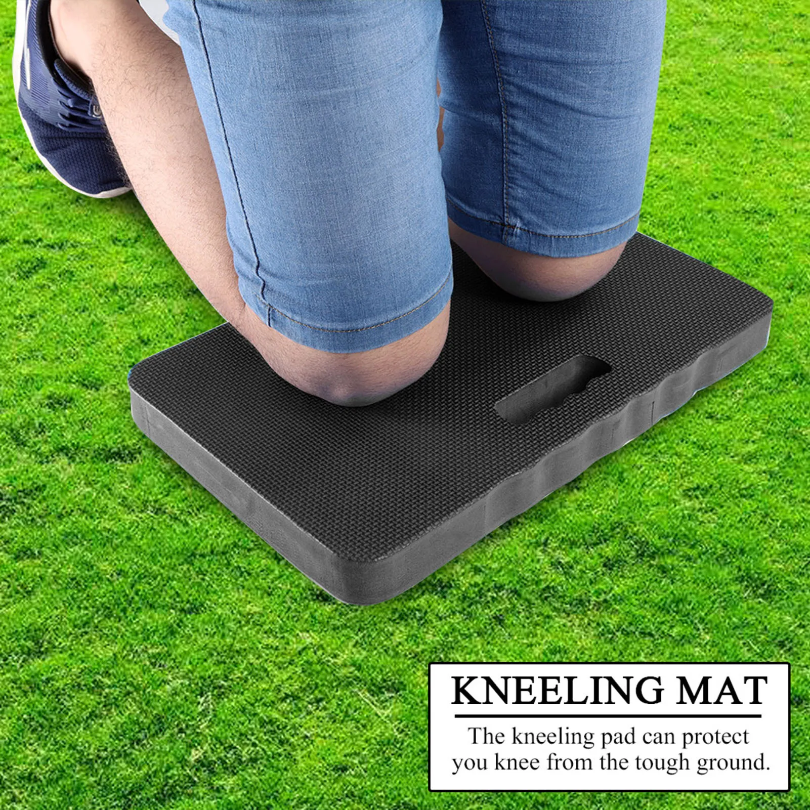 Kneeling Pad Garage Garden Kneeler Mat Kneel Cushion Knee Protection(Black)