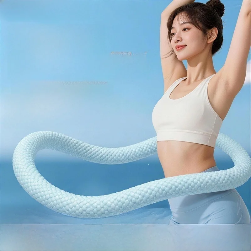 아이스 실크 쿨 센세이션 훌라후프 여성용 복부 슬리밍 체중 감량 지방 연소 홈 피트니스 장비 특가