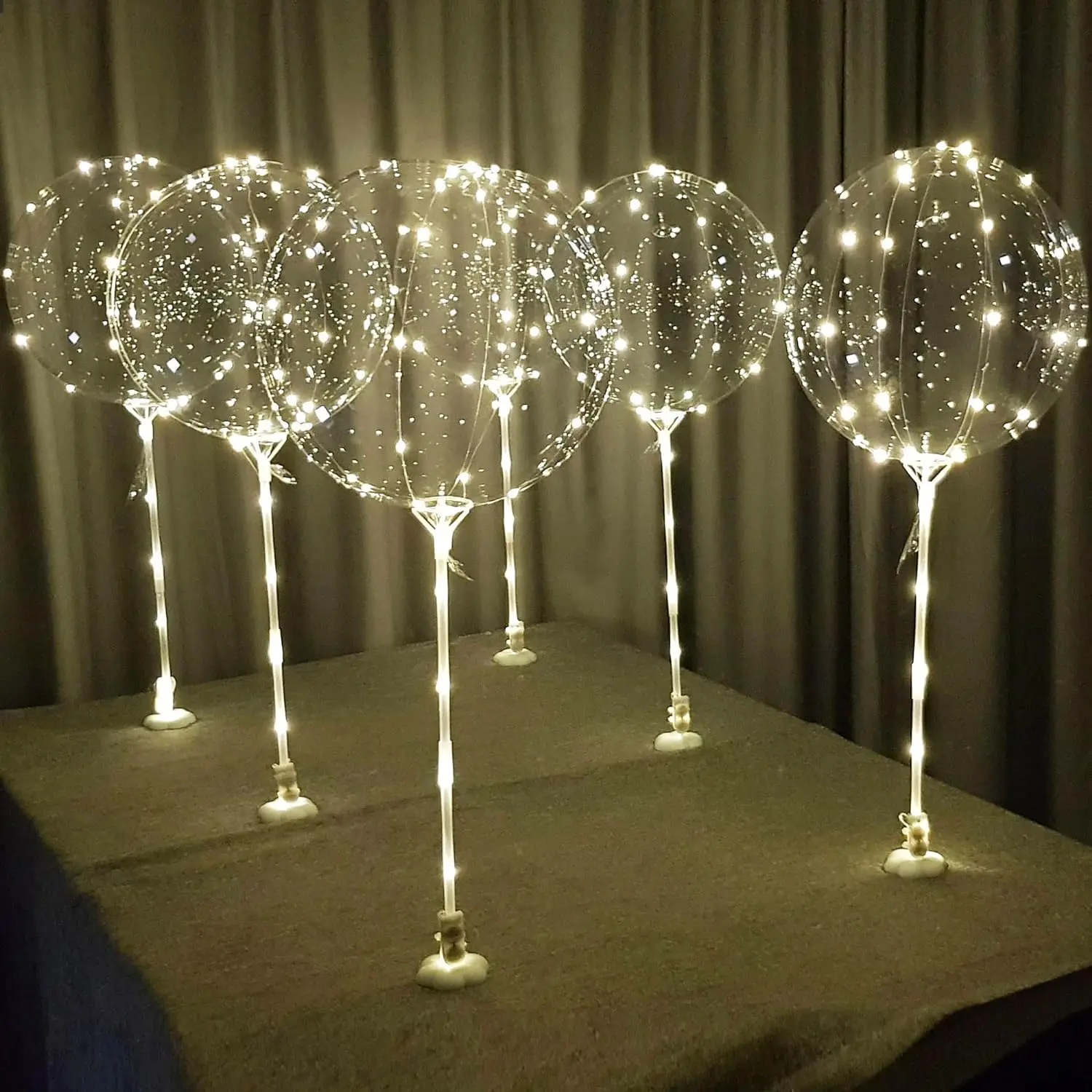 Led Luminous Transparent Balloons for Weddings Birthdays Bachelor Party Valentine's Day Anniversary 6