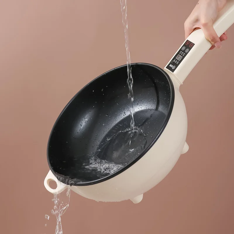 Factory Oem Odm 1.5l 3l 4l Touch Screen Multipurpose Reservation Fry Pan Egg Boiler Non-stick Cooking Pot Electric Frying Pan 4