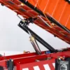 Metal 3 Axles Hydraulic Dump Semi-Trailer 1/14 Scale Assembled Painted Electric Awning for RC Tractor Trucks Toy Model THZH1877 5