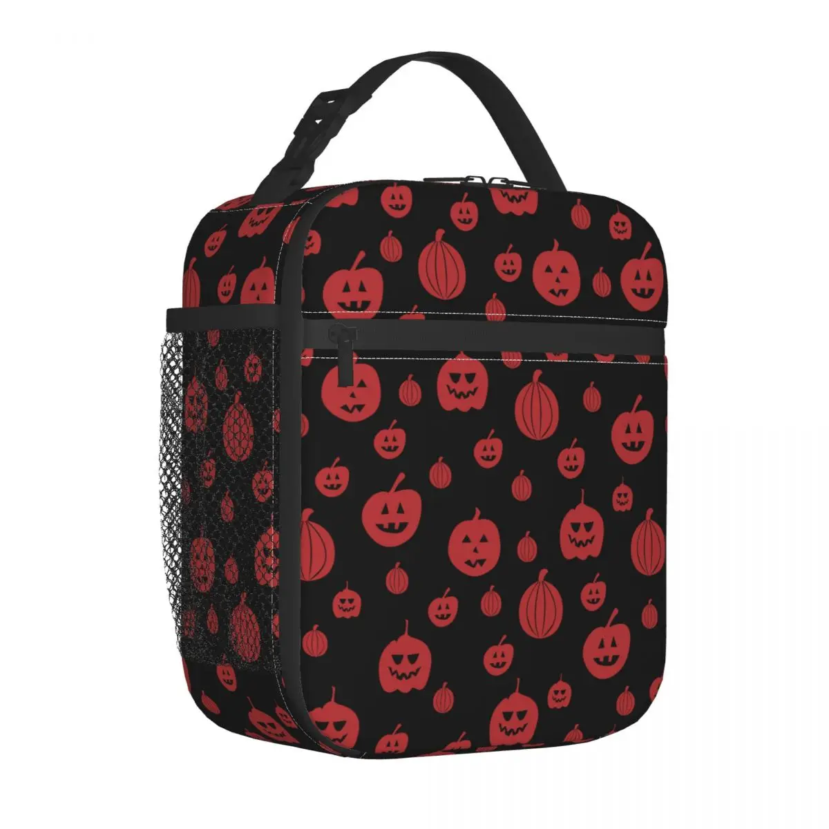 

Halloween Insulated Lunch Bag Thermal Bag Meal Container Pumpkins Portable Tote Lunch Box Bento Pouch College Travel