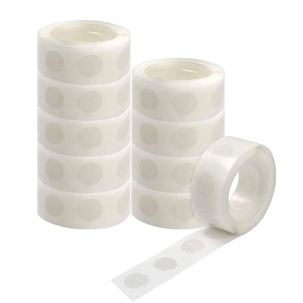 

1 Roll 12mm Transparent Balloon Adhesive Tape Round Adhesive Dots Party Decoration Handmade Crafts Ornament DIY Accessories