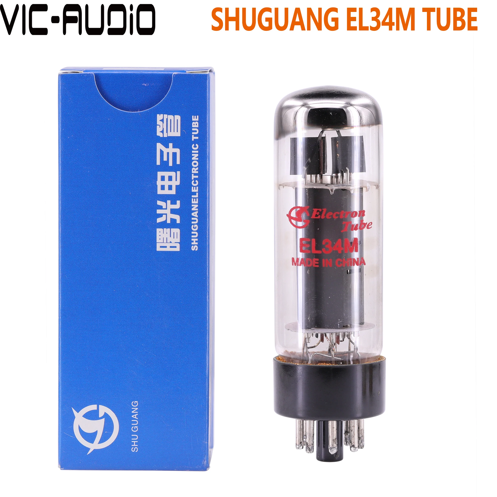 SHUGUANG EL34M Vacuum Tube Replace EL34 EL34A EL34B 6CA7 For Vintage Hifi Audio Amplifier DIY |