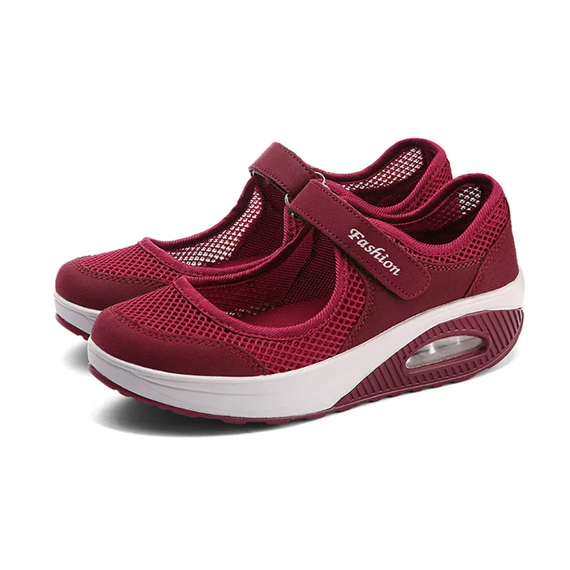 Women Shoes Casual Sneakers Women Sneakers Sneakers Female Flat Soft Comfortable Fashion Lightweight Pumps Shoes Joker Slip-on Super Light Casual Vulcanize Shoes Woman Red