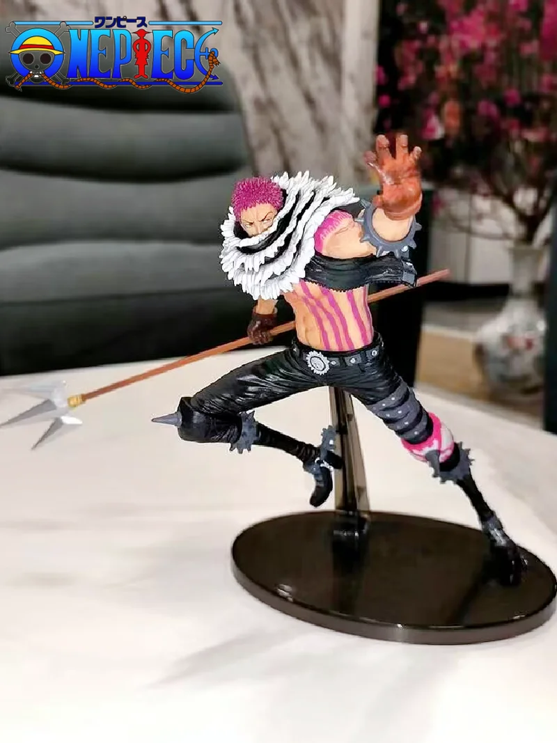 

Original Bandai Banpresto 22cm One Piece Charlotte Katakuri Figure Decoration Figurine Collectible Model Toy Gifts In Stock