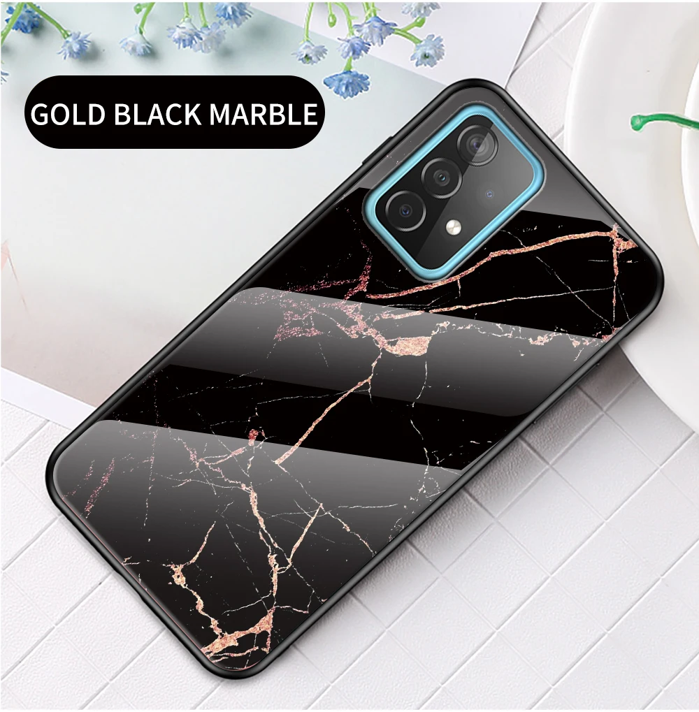 A82 A72 A52 torbica DECLAREYAO tvrda staklena maska za Samsung Galaxy A42 A32 A22 A12 A02S A02 torbica Silikonska Ultra Slim Temper_voghion.com
