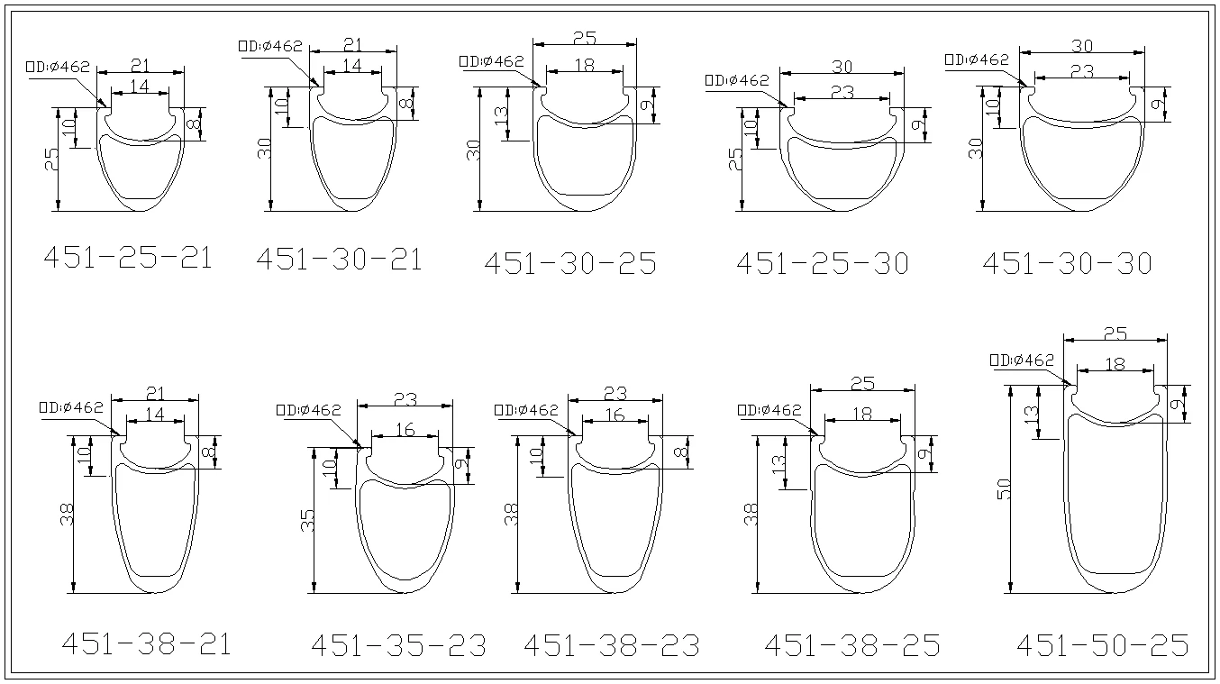 Description Picture 3 of item24 Inch Wheels Bicycle Rims 30mm disc brake Clincher 24" Rims Basalt Brake Surface Rims 24 Inch 507 BSD 30mm width BMX bike