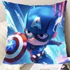Marvel Superhero Pillowcase Spiderman Hulk Iron Man Pattern Printing Pillow Cover Sofa Cushion Cover Room Home Decoration 2