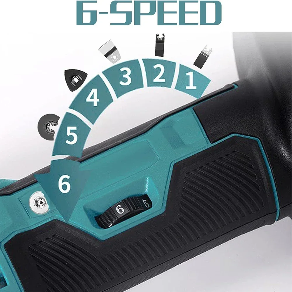 Brushless Electric Oscillating Variable Speed Trimmer Saw Renovator Power Machine Multi-function Tool For Makita 18V Battery 3