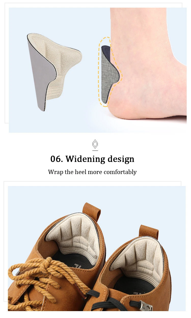 Neue Einlegesohlen Heels Aufkleber Turnschuhe für Sportschuhe Schutz Größe anpassen Ferse Liner Griffe Schmerzlinderung Patch Fußpflege Einsätze – Detail 7