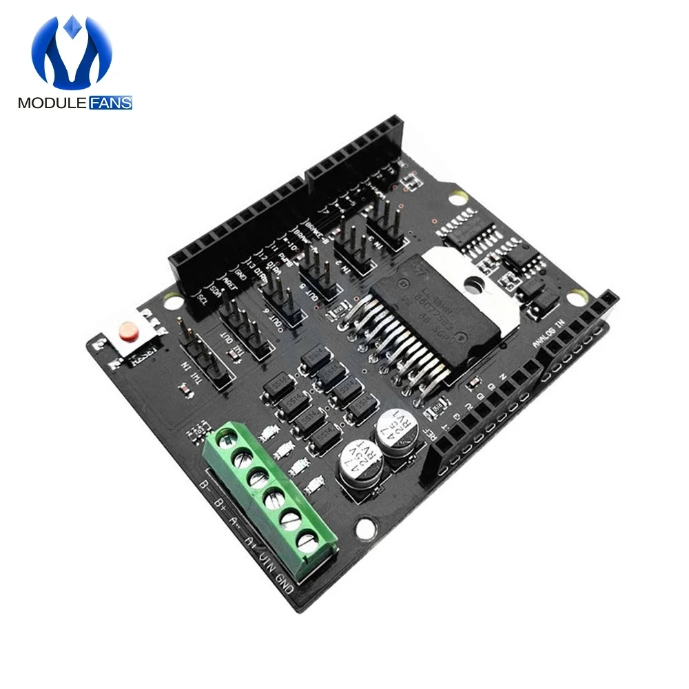 Für Arduino R3 MEGA2560 Dual Channel DC Motor Treiber Schild Expansion Board L298NH Modul Fahren Modul Ersetzen L298P L298
