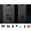 BESTISAN SR15 Active Monitor Bluetooth Speakers 100W Light Effects With Charger LDAC Codecs RCA Aux USB Inputs Bookshef Speakers 6