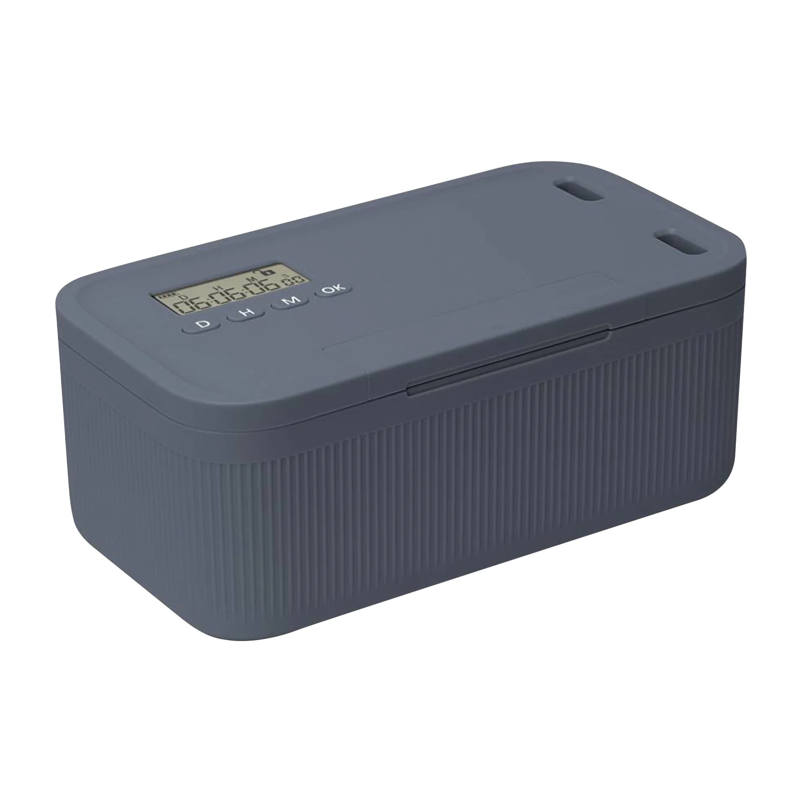 2.8L タイマーロックボックス 電子多目的ロック可能な収納ボックス デジタルタイマー付き 電話ロッカー セーフストレージキャビネットオーガナイザー