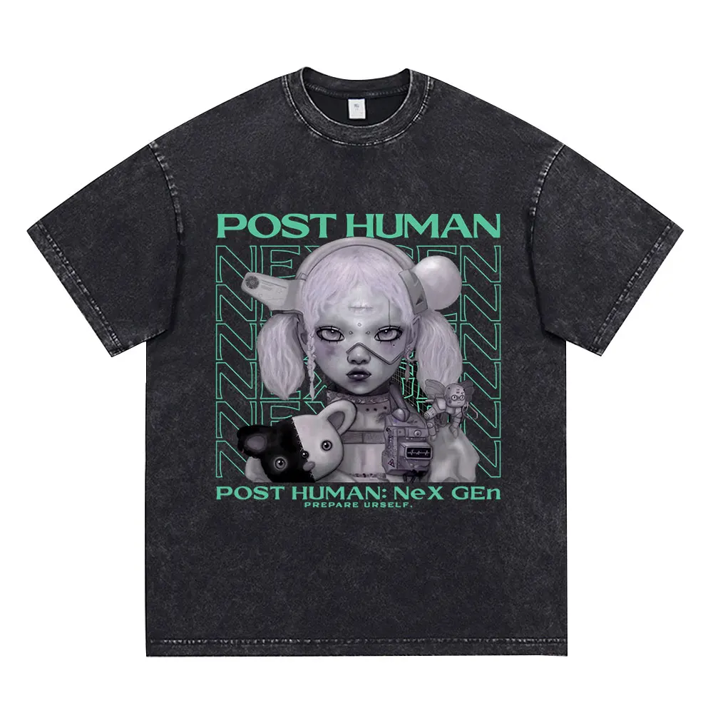BringMe TheHorizon Album Post Human Nex Gen Vintage Washed T-shirt