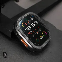 Luxury Aluminum Alloy Watchcase - Premium Metal Protective Accessory for 49mm (ultra 3 2 1) (Black)