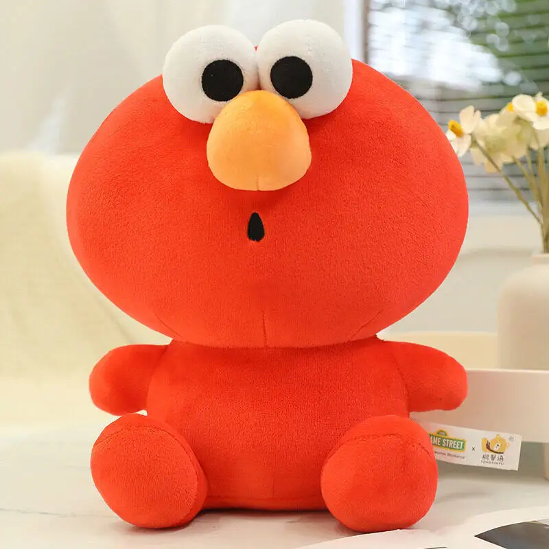 Muñeca de peluche de Barrio Sésamo, ELMO, monstruo de galletas, lindo  Anime, muñeca de trapo periférica, regalo de cumpleaños para el Día de los  niños, muñeca para dormir - AliExpress