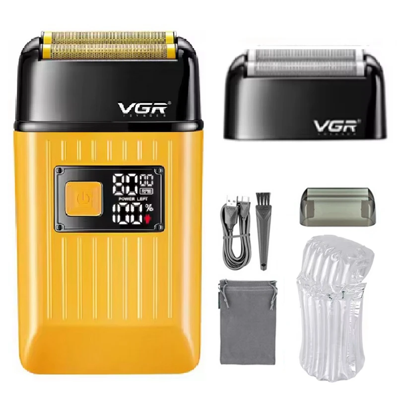 ماكينة حلاقة للشعر VGR قابلة لإعادة الشحن للرجال م...