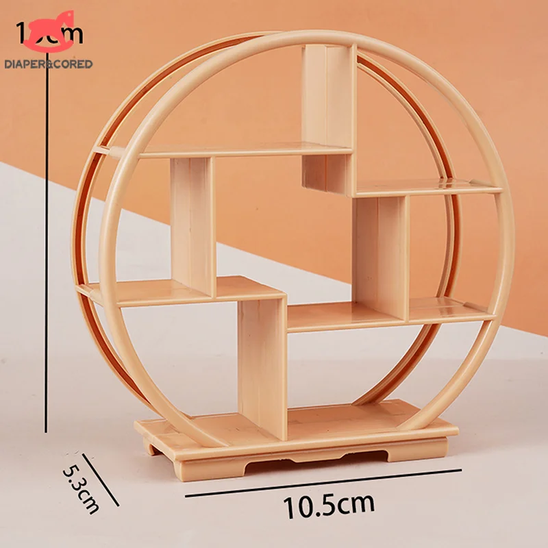 Dollhouse Miniature Display Shelf Stand - DIY Decorative Accessories